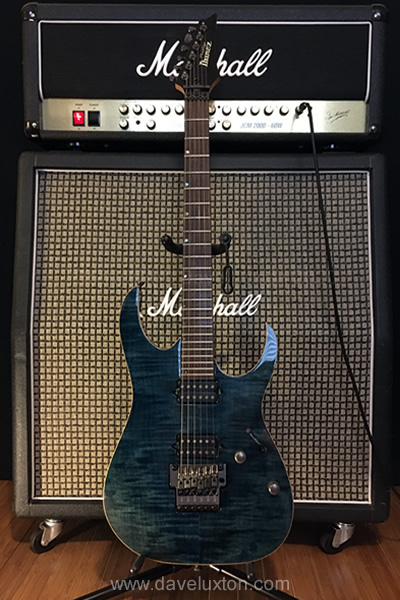 Dave Luxton's Ibanez flame top RG