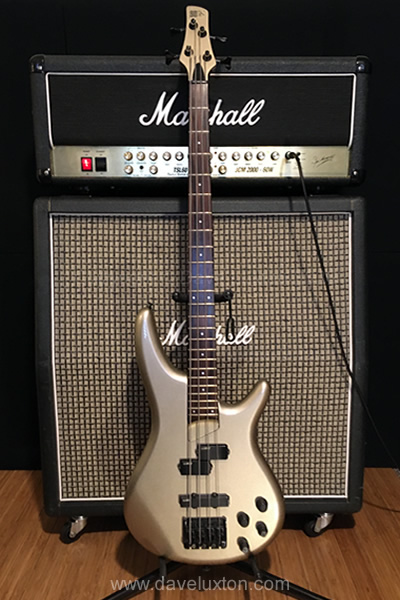 Dave Luxton's Ibanez bass guitar