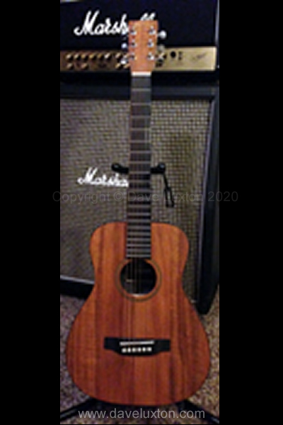 Dave Luxton's Mini Martin acoustic guitar